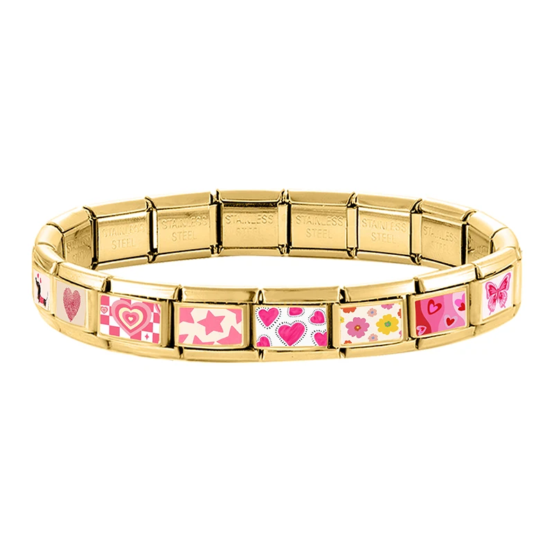 Y2K Italian charm link 9mm detail