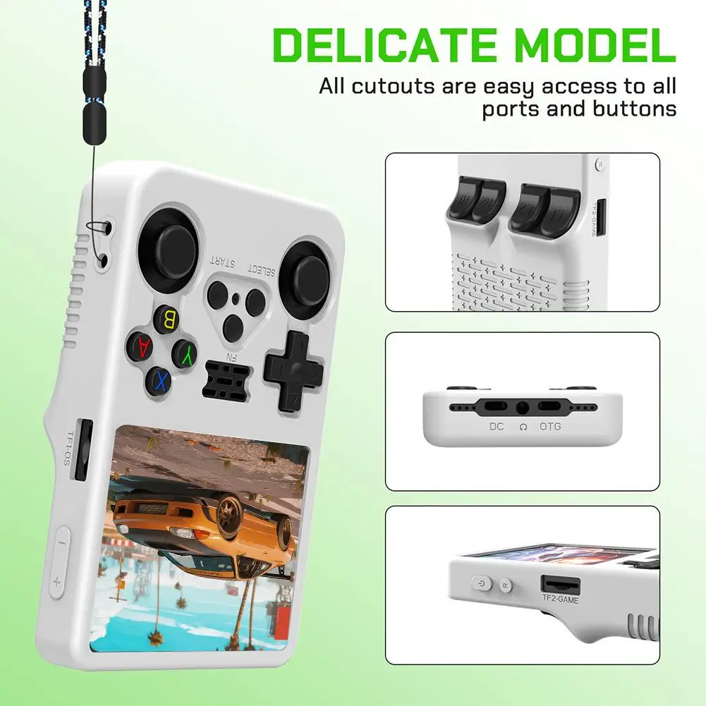 Premium Silicone Protective Case for Handheld Game Console – Anti-Scratch Soft Shell Storage Box