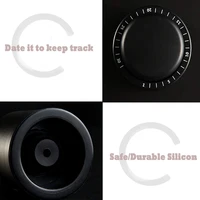 Vacuum Wine Bottle Stopper Sealed Storage Vacuum Memory Wine Stopper Push Style Bar Tools Barware Reusable Wine Cork 5