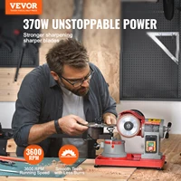 VEVOR Circular Saw Blade Sharpener 370W Sharpening Machine 3600RPM Saw Blade 5Inch Wheel Rotary Mill Polisher for Carbide Tipped 2