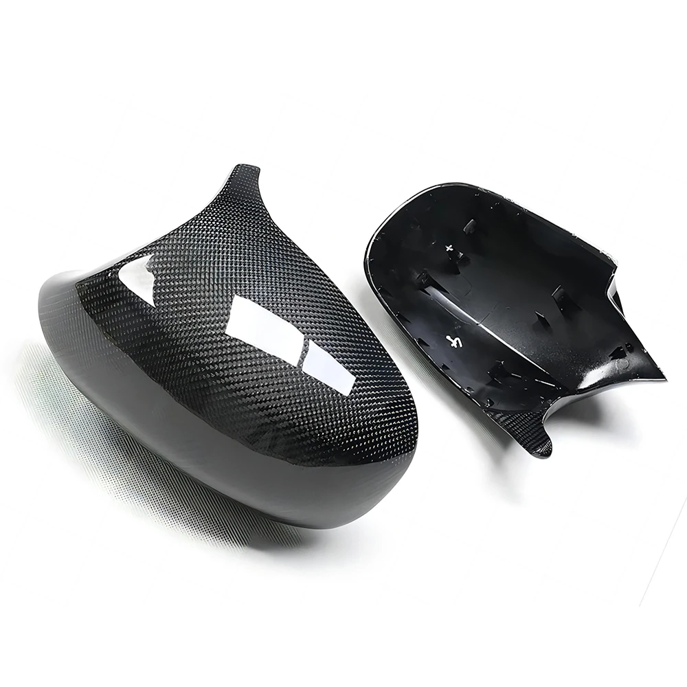 

Replacement Rearview Side Mirror Covers Cap For BMW 1 Series E81 E82 E87 E88 LCI M Style Real Carbon Fiber Casing Shell