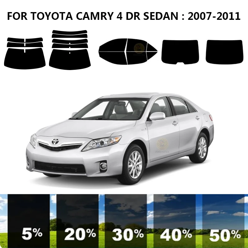 Autotech Park Precut Window Tint Film For 2012-2014 Toyota Camry Sedan - 35% VLT, All Side & Rear Windows - View #6