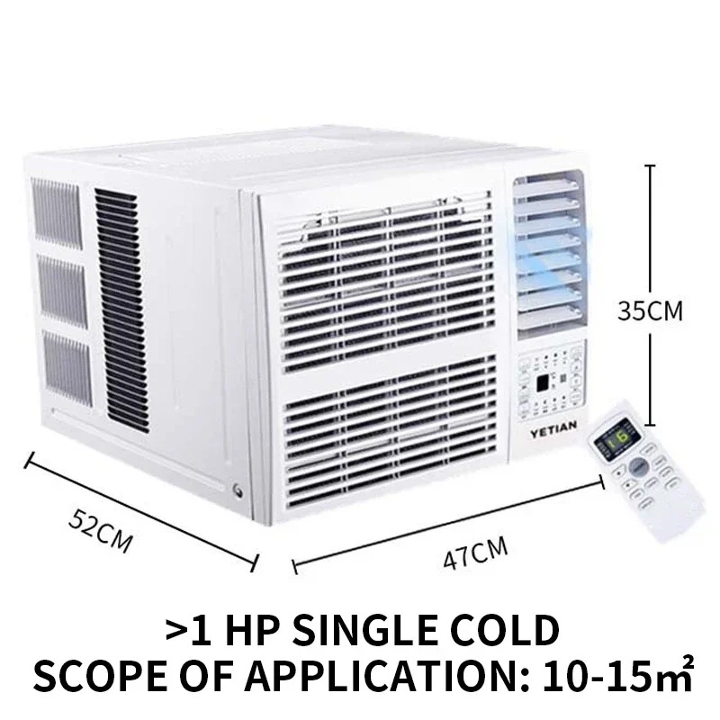 Window Air Conditioner Window-Mounted Portable Refrigeration air conditioner Cold 24-hour timer Remote control air conditione
