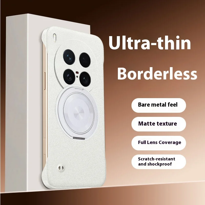 Fashionable Borderless 360° Rotating Stand PC Case Cover