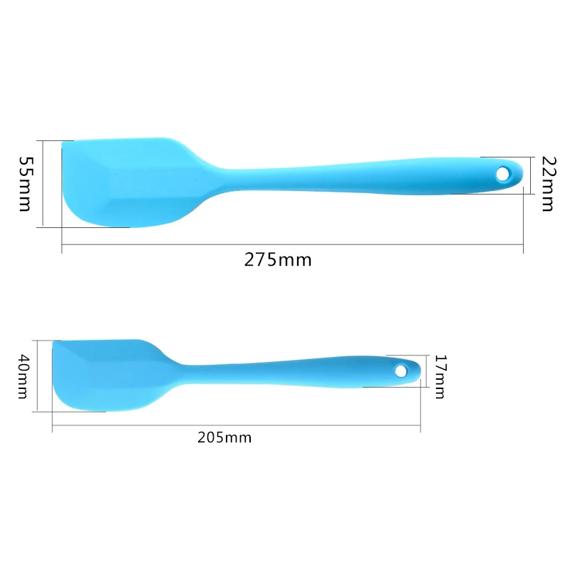 1Pc Silicone Spatula Cake Spatula Scraper Silicone Baking Batter Dough Scraper Butter Mixer Pastry Baking Tools for Cake