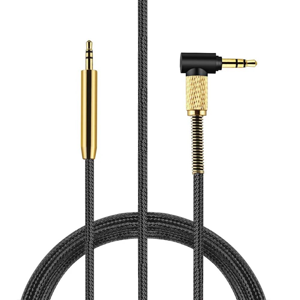 OFC Aux 3.5mm Replacement Nylon Braided Cable Extension Cord For Edifier W855BT W860NB W800BT W830BT W808BT W820BT Headphones