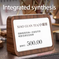 Solid wood table card holder display board, vertical price board, table board, label, vertical acrylic price tag 1