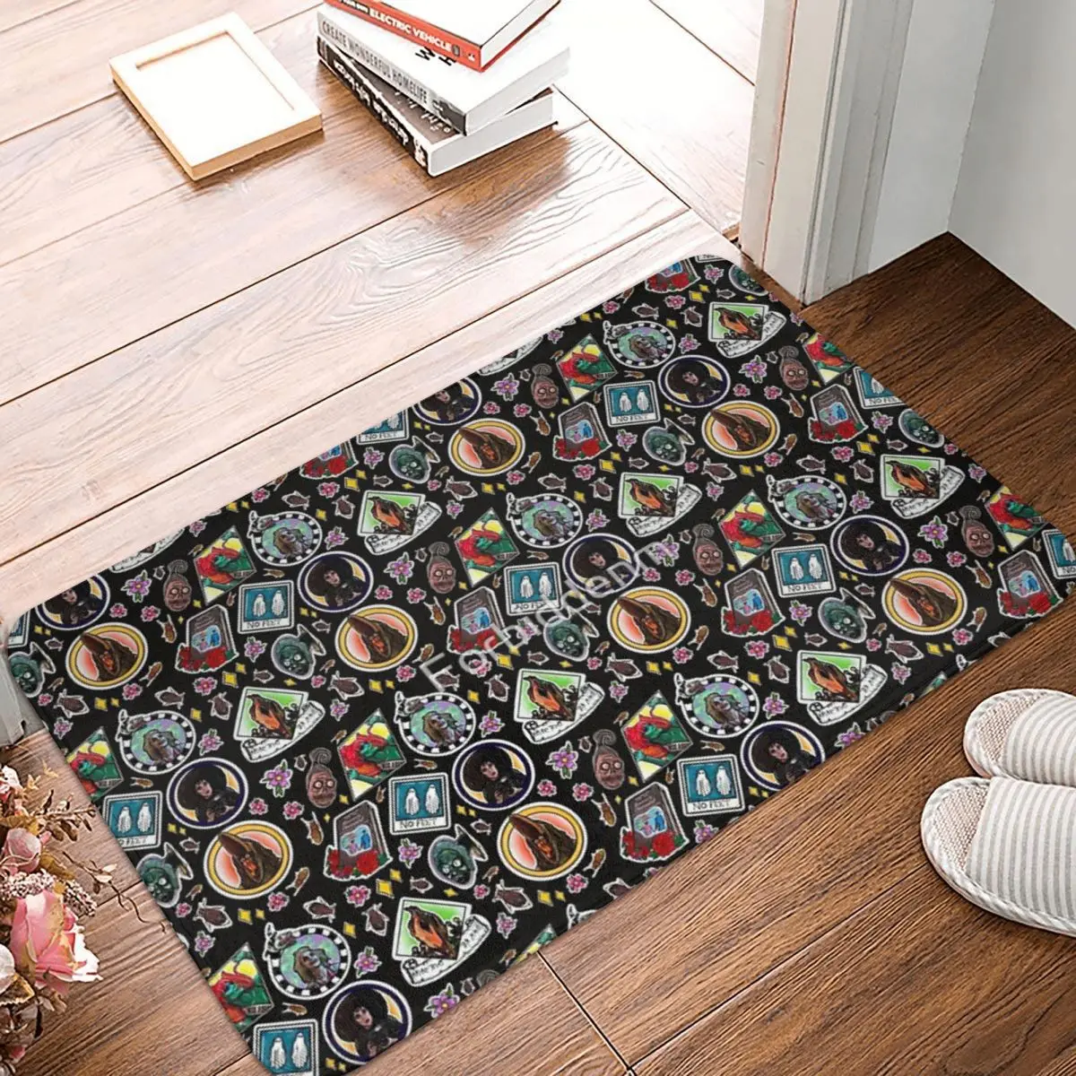 

Beetlejuice Gang 60x40cm Carpet Polyester Floor Mats Mats Personalized Living Room Gifts