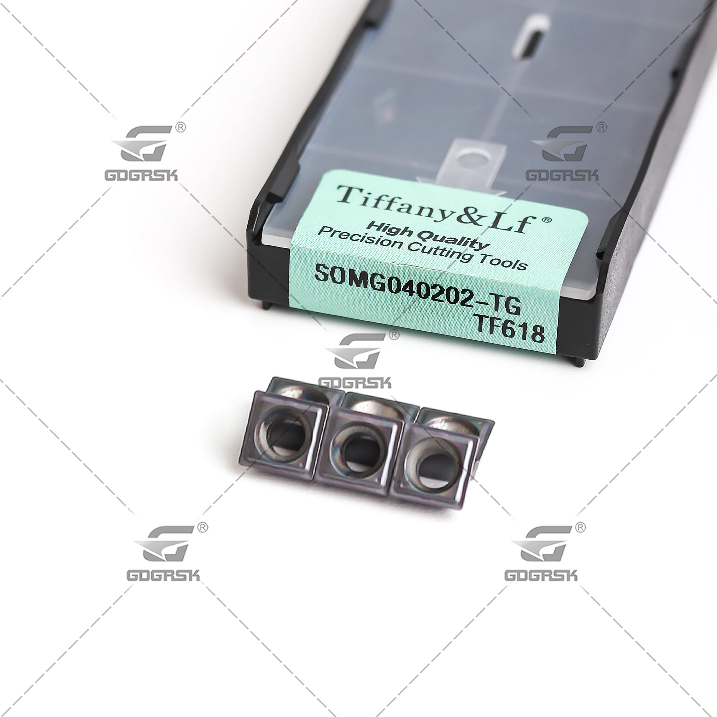 Инструменты для токарного станка с ЧПУ DESKAR, фрезерные вставки из карбида цвета SOMG040202 TG TF618 для обработки закаленной стали и высокотвердой стали