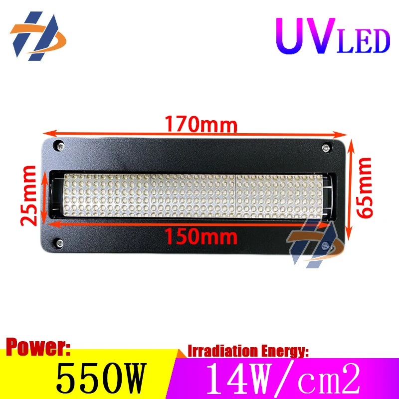 UV UVLED Adhesive Curing Lamp 550W UV Adhesive Electronic Adhesive UV Glass Adhesive LED Curing Lamp Quartz Lens LED Lamp 15020