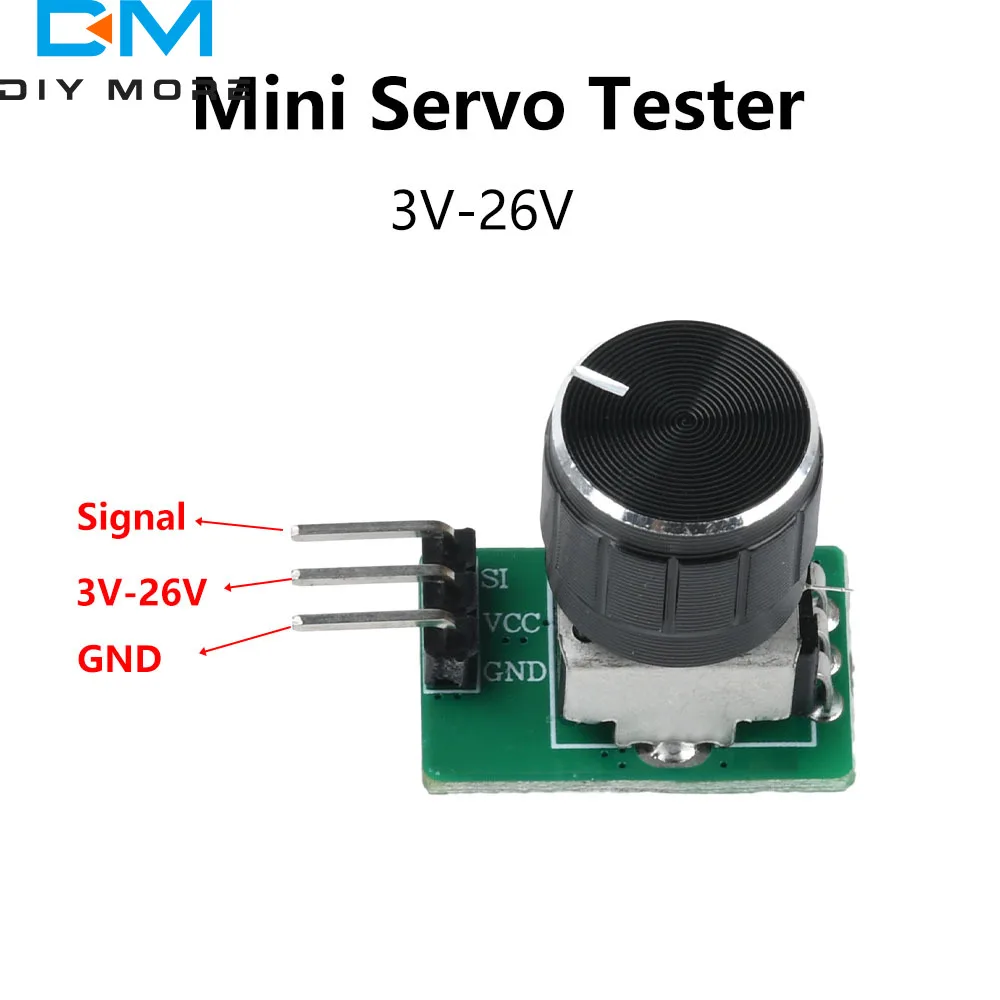 Testeur de Servomoteur PWM 1-6S Régulation de Vitesse Précise pour ESC RC