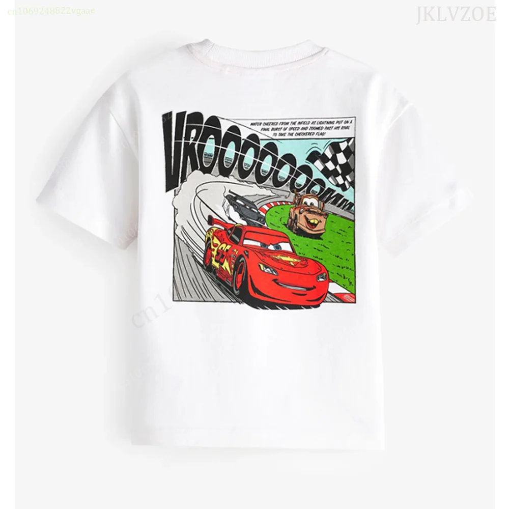 Summer Lightning McQuee T Shirt Car Kids Men Girls Short Sleeve Boy Friends Tee Shirt Clothes T-shirt Children Women 3