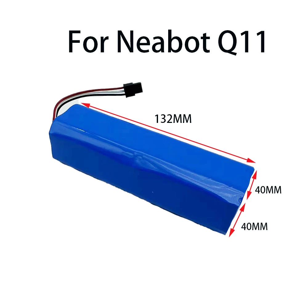 128000mAh Rechargeable Li-ion Battery For neabot Robotic vacuum cleaner Q11