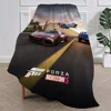 Game Car F-Forza H-Horizon 5 Blanket Plush Nap Sofa rug for Living Room Warm Office Bedroom Birthday Home Travel Kid Gifts 2