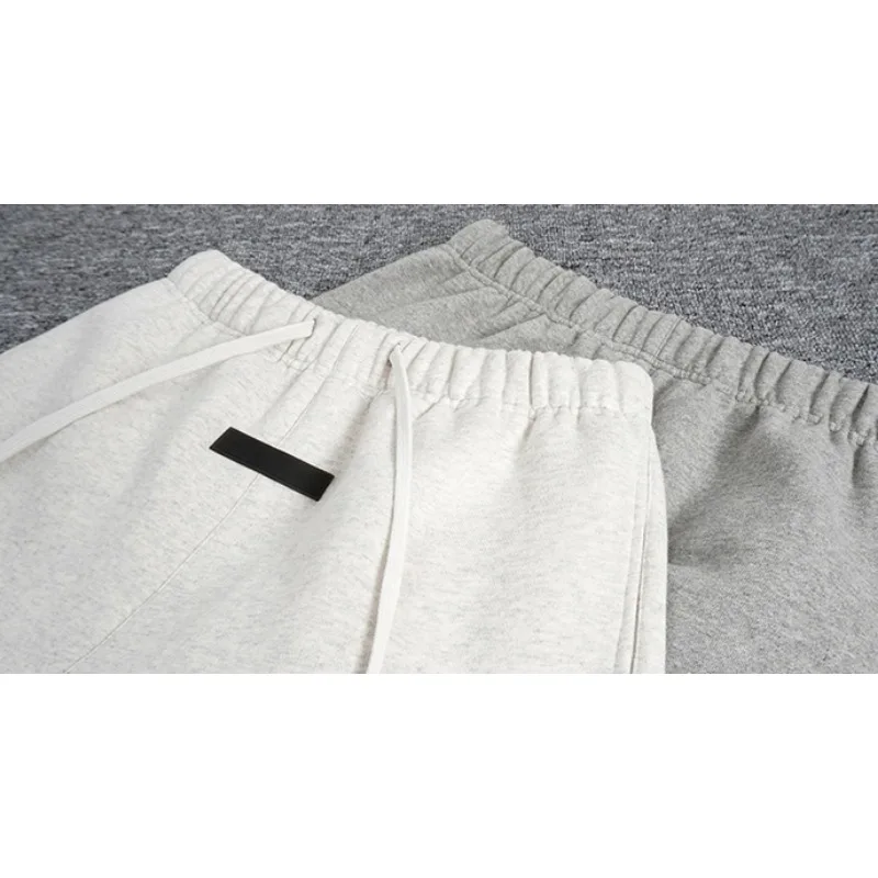 Luxury Design Season 8 Men's Casual Pants Two Rows Flocked Letter Sweatpants Top Quality Men's Loose Cotton Pencil Pants