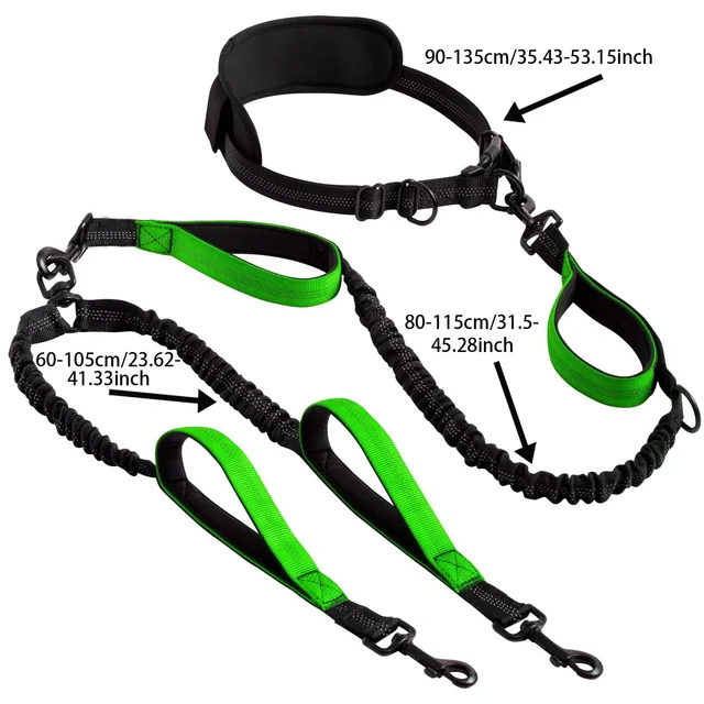 1 Pc Explosion-Proof Short Elastic Buffer Pet Leash One-Hand Drag Two-Walking Rope Running Dog Accessories for Small Large Dogs 5
