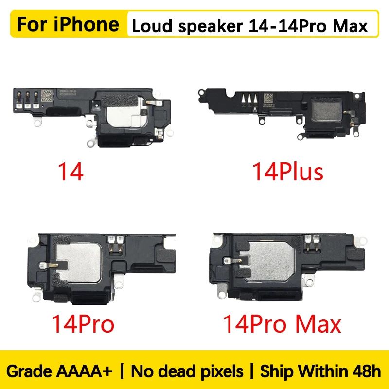 Original Loud speaker Flex For iPhone 14 14Pro 14 Pro 14 Plus Max Loud