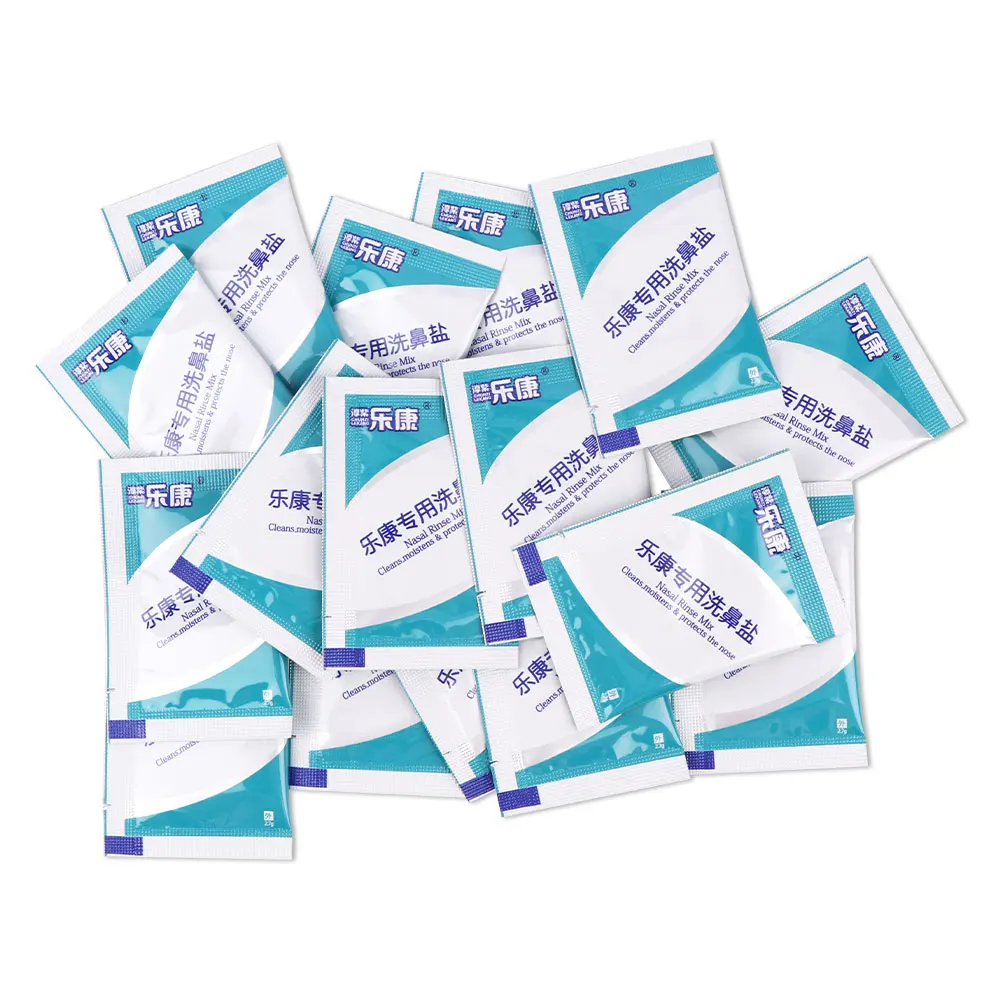 Nasal Wash Salt Sinusite Cleaner Nose Washing for Child Adult Reduce Allergic Rhinitis Neti Pot Nasal Cleansing Sprayer 20PCS