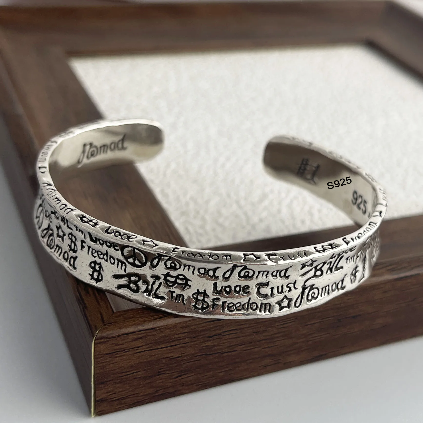 FAB - Pulsera De Plata Para Mujer (plata De Ley 925, Con Detalles En Espiral