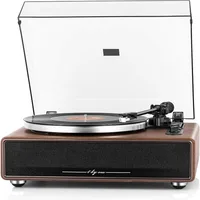 High Fidelity Belt Drive  Player with Magnetic Cartridge, Bluetooth Playback and Aux-in Functionality, Auto Off 2