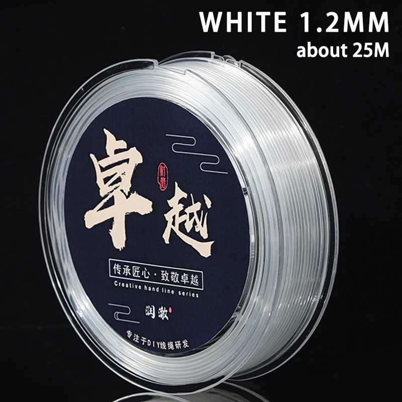 0.5/0.6/0.8/1.0/1.2/1,5mm transparenter starker Kristall elastische Perlen linie Schnur chinesischer Faden zur Herstellung von Armbändern Schmuck herstellung – Detail 20