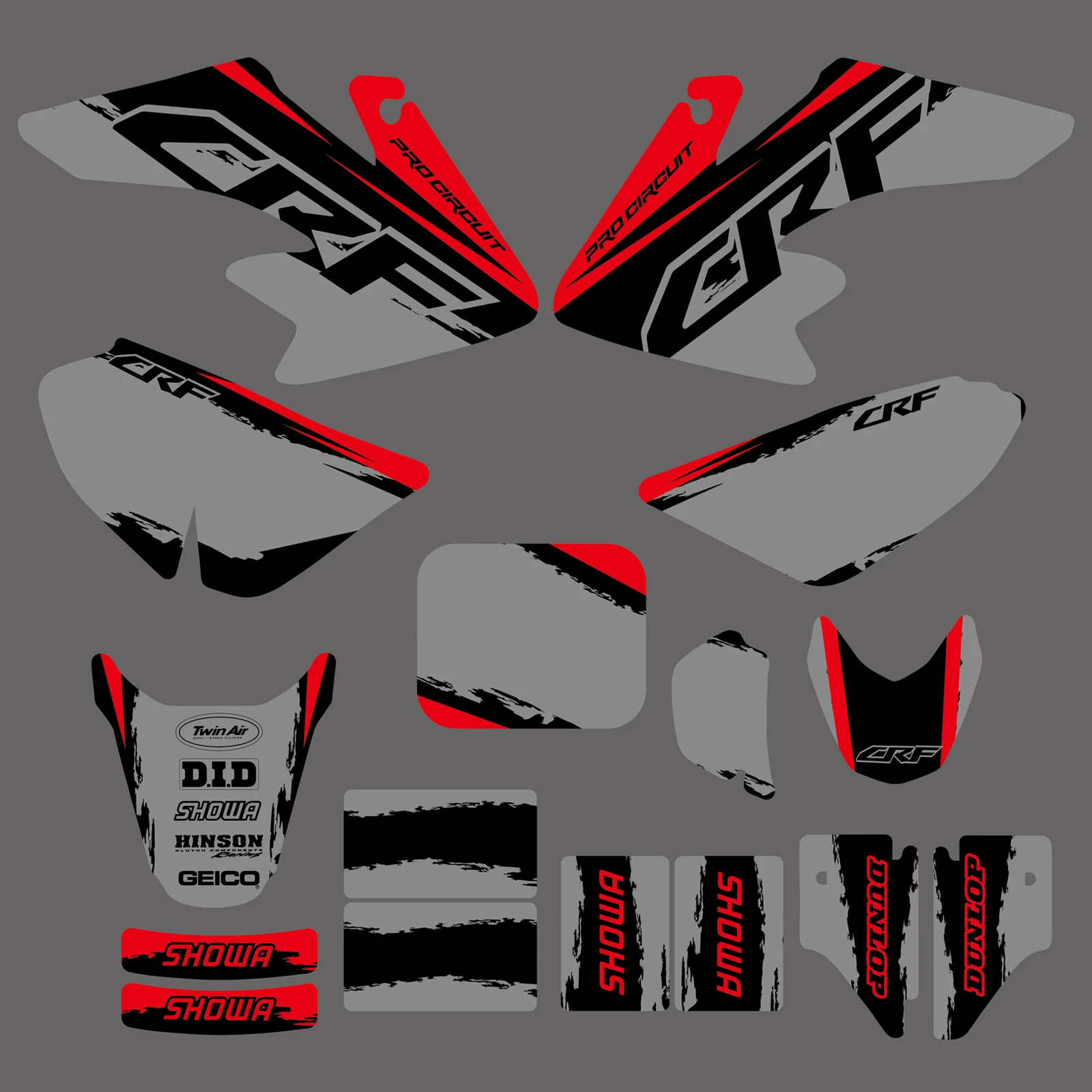 

Decal Stickers For Honda CRF50F CRF 50F CRF-F 50 2004-2012 2011 2010 2009 2008 Motorcycle Graphics Background Stickers Customize