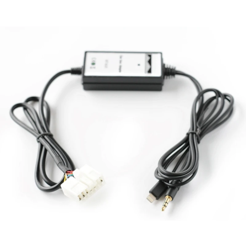 Car Audio Aux Adapter Cd Changer Per Iphone Ricarica 5 + 7 Pin Per Toyota Camry Corolla Rav4 Yaris Per Lexus Is 200 Gs