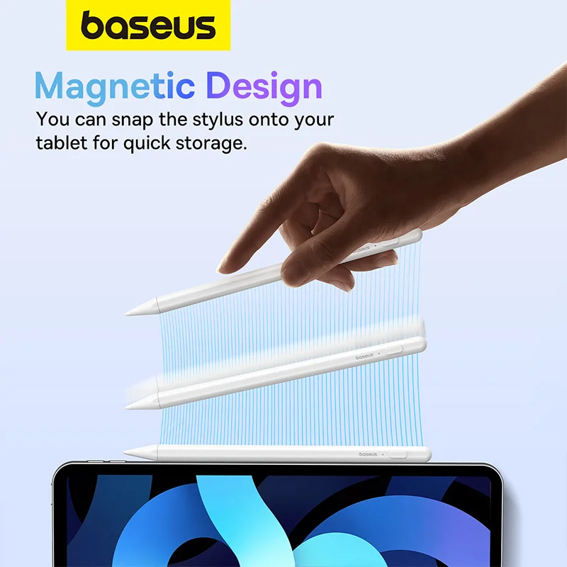 Caneta Baseus-stylus para Ipad Air Ipad 10 Ipad Pro Ipad Mini Rejeição Palm Sucção Magnética - Imagem 6