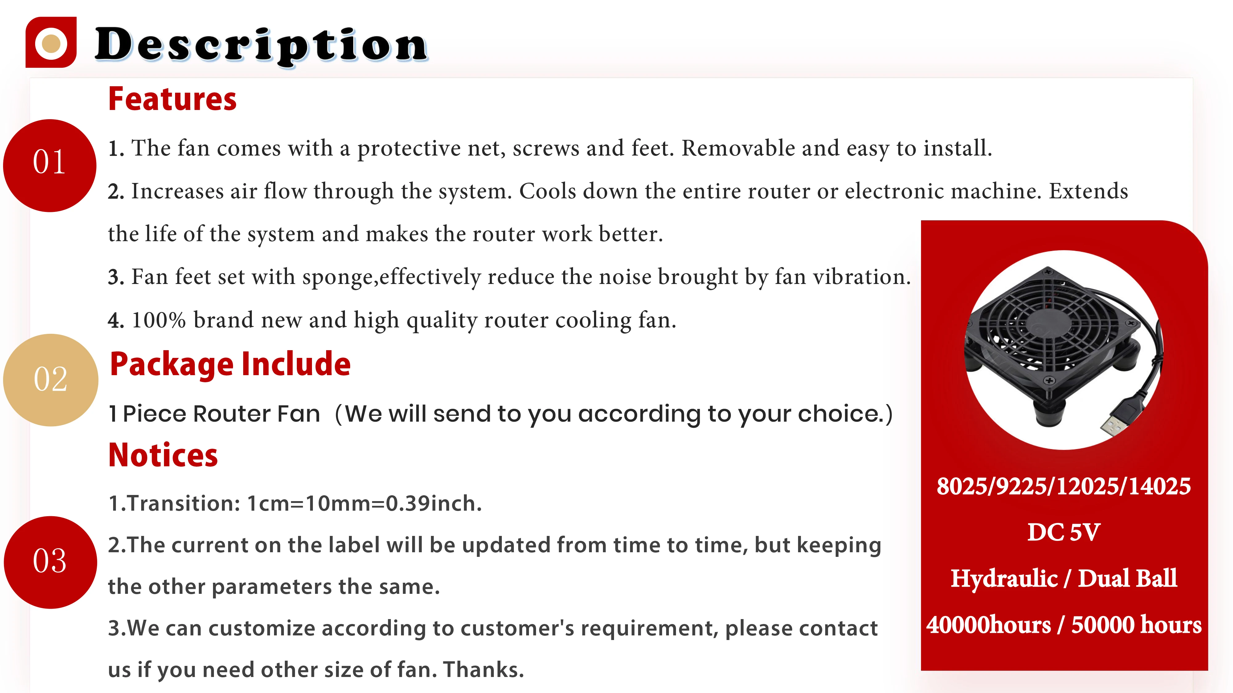 Gdstime 120MM USB Fan 140mm DIY Router Fan DC 5V Laptop Cooling Fan 92/80MM Fan Radiator Fan Ball TV Box Fan With Fan Controller