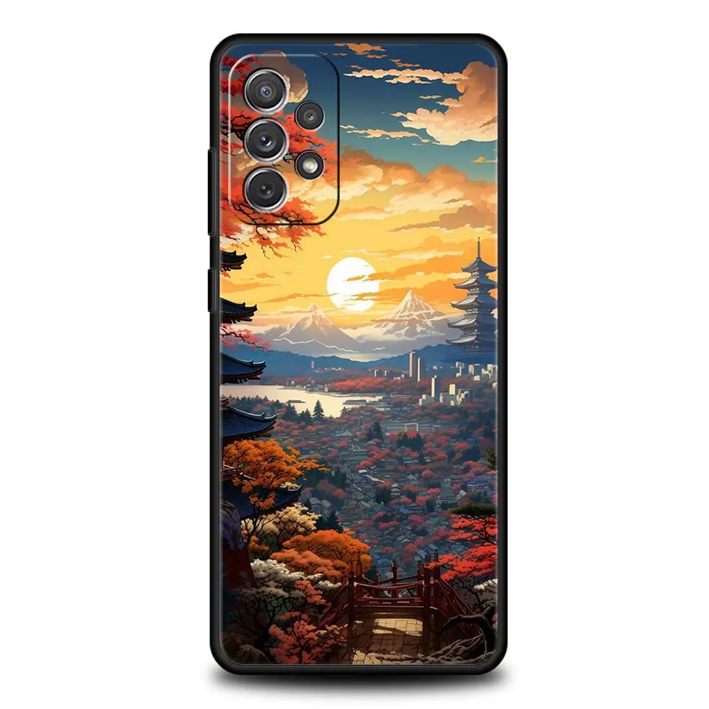 Japanese Landscape Design Phone Case Cover