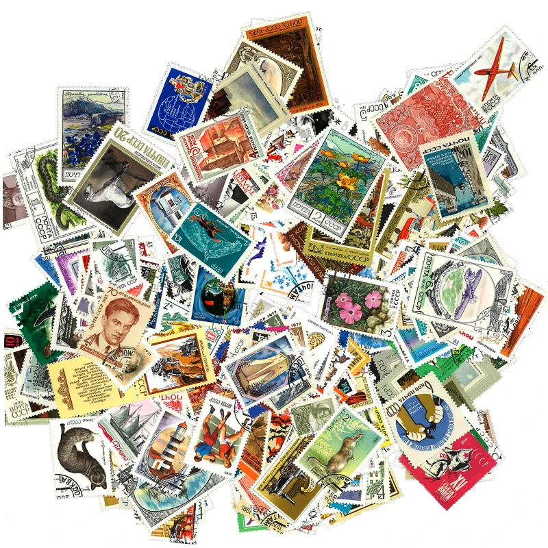 Postage Stamps 1000 Europe Asia Africa America Ocean Original Stamps World Postage Stamp with Postmark Good Condition No Repeat