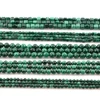 Natural Malachite Faceted Round / Cube Beads 2mm,3mm,4mm，Fine Jewelry Making 4