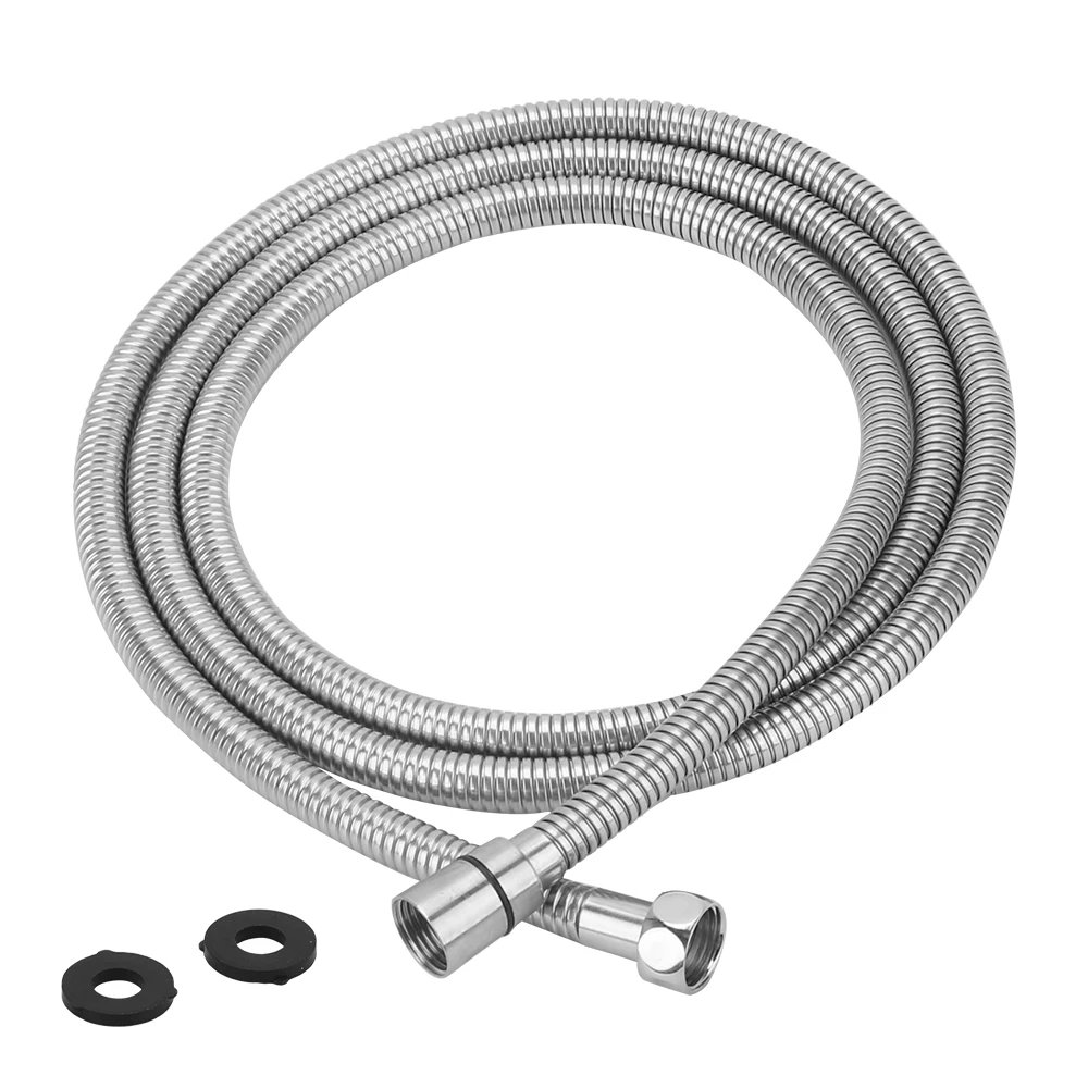Bathroom Accessories 1.2m/1.5m/2m Flexible Soft Water Pipe Pipe Fittings Rainfall Shower Hose Plumbing Hose Home Improvement
