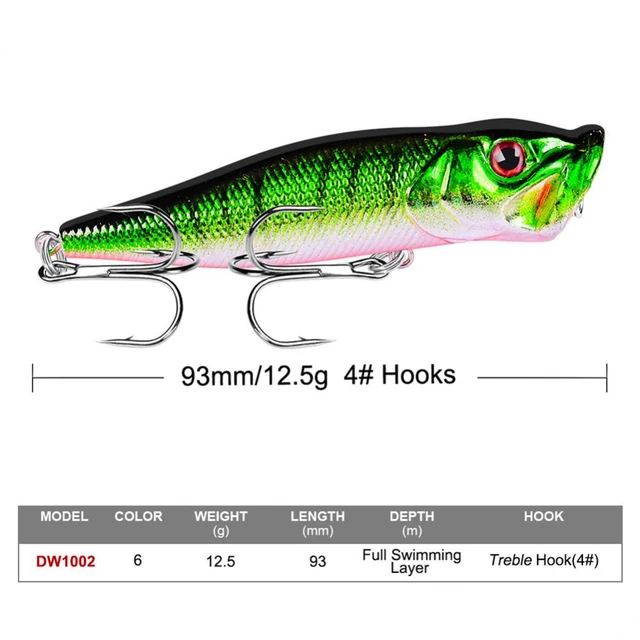 Fishing Lure Fishing Baits Fishing Gear Saltwater Freshwater Fishing Tackle  Tailfish Floating Sharp Treble Hooks Fishing Bait - AliExpress