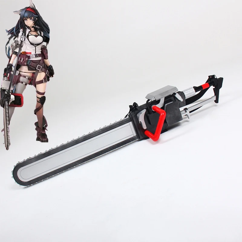 120Cm Arknights Blaze Cosplay Arma Motosega Costume Puntelli Per La Festa Di Natale Evento Cos Comic Show Regalo Accessorio Personalizzato