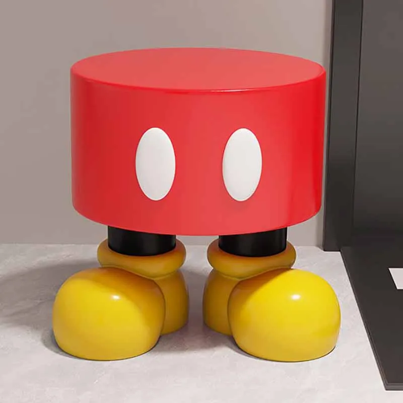 

Small Shoe Changing Stools Removable Furnitures for Home Portable Bedroom Living Room Ottomans Multifunctional Interior Footrest
