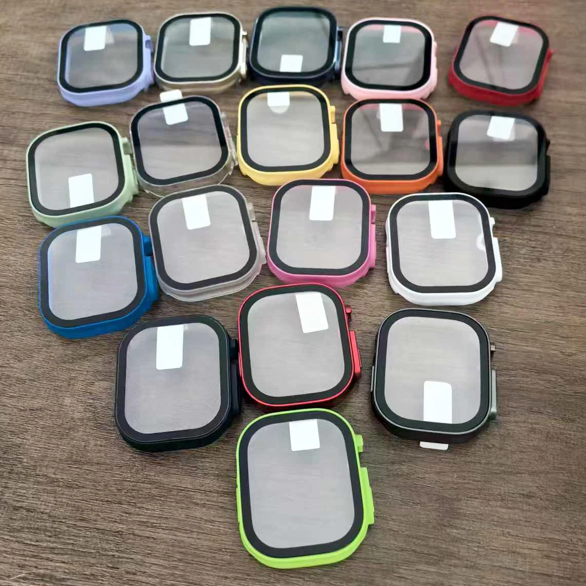 Enhanced Apple Watch Ultra Protective Bumper and Tempered Glass Screen Protector Set