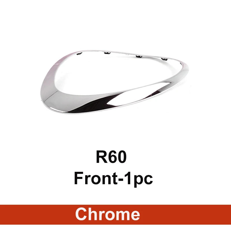 Für Mini Cooper F55 F56 F57 03-18 Chrom links rechts vorne Scheinwerfer  Rahmen Scheinwerfer Augenbrauenring Abdeckung Verkleidung Ersatz