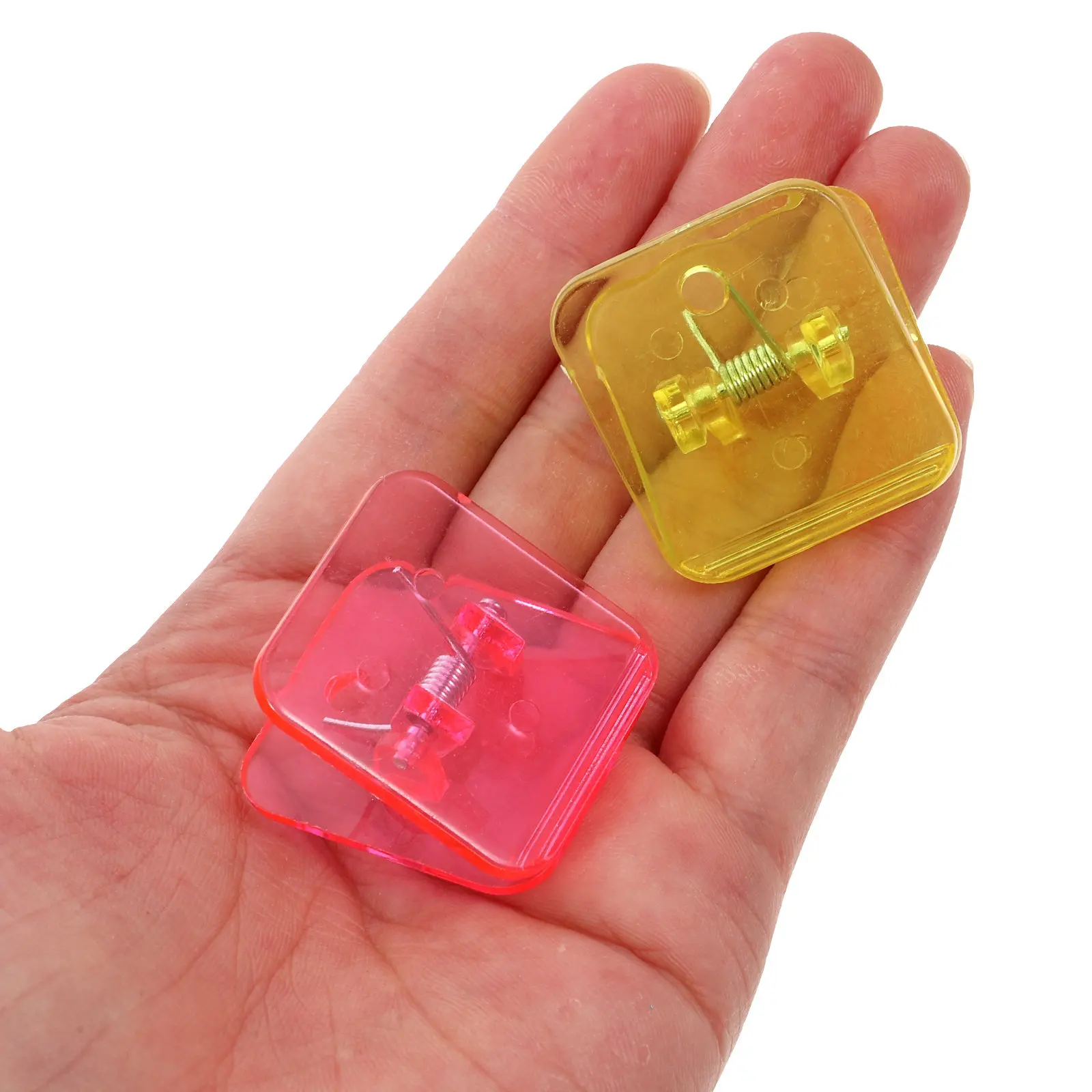 14Pcs 플라스틱 종이 클립 클램프 학교 사무실 홈 용품에 대 한 다기능 휴대용 주최자 플라스틱 클램프