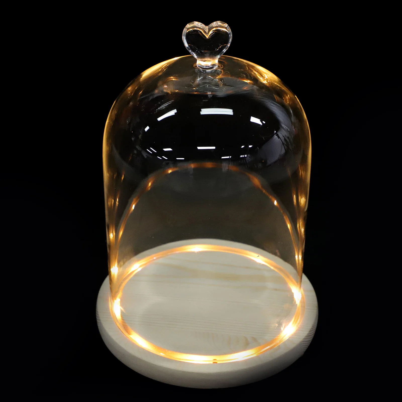 

Romantic Lover Hand Model Adornment Romantic Glass Dome Hand Model Decor