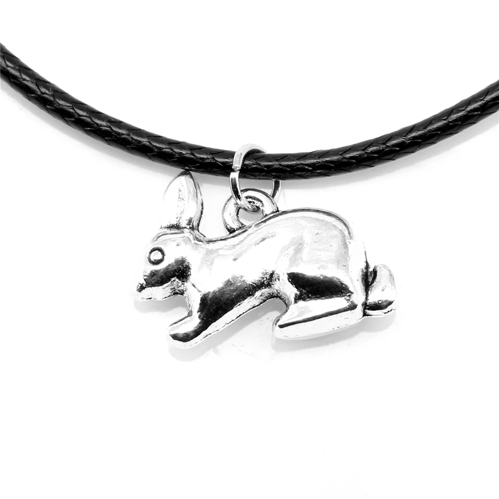 

1 Piece Rabbit Head Necklac For Man Handmade Jewerly 18x20mm