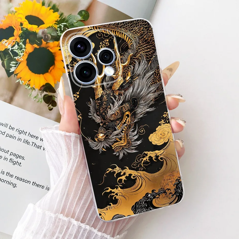 Colorful Flowers Painted Soft Slim Phone Case