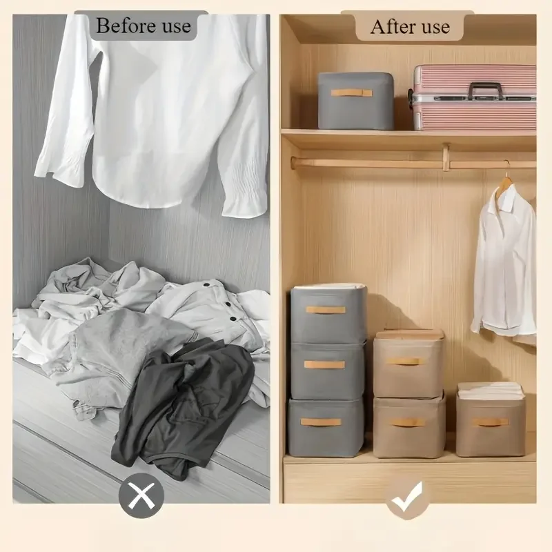 Wardrobe Organizer Box for Storage in The Closet Underwear Drawers Storage Bedroom Cabinet Socks Bra Storage Pants Organizer