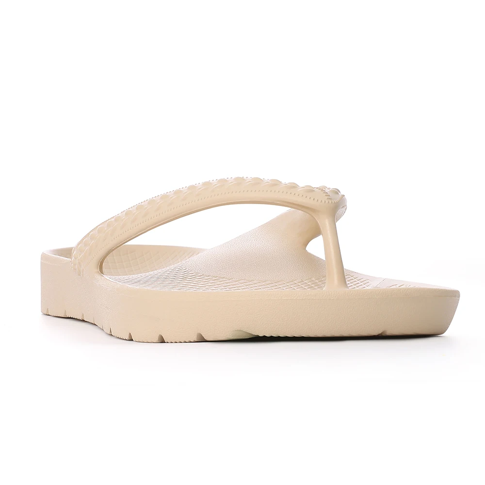 Shevalues Sommer-Damen-Flip-Flops mit Fußgewölbeunterstützung, modische weiche Einlegesohle, EVA-Strandpantoffeln, Haussandalen für Plantarfasziitis – Detail 19