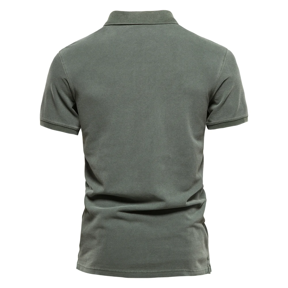 AIOPEON 100% Cotton Solid Color Men’s Polo Shirts Casual Short Sleeve Turndown Men’s Shirts Fashion Streetwear Polos for Men Best Sellers In Men's Clothing AIOPEON 100% Cotton Solid Color Men’s Polo Shirts Casual Short Sleeve Turndown Men’s Shirts Fashion Streetwear Polos for Men Best Sellers In Men's Clothing