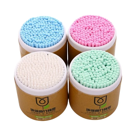 200/400pcs/ Bamboo Baby Cotton Swab Wood Sticks Soft Cotton Buds Cleaning of Ears Tampons Cotonete Health Beauty Swab cotton swabs