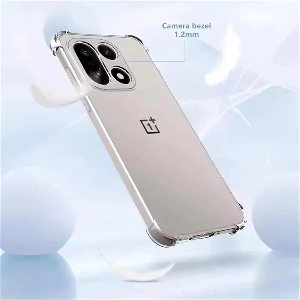 Shockproof Clear TPU Phone Case - Durable Soft  Back Cover