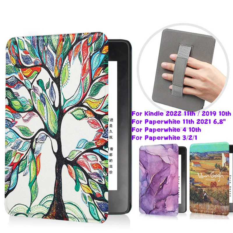Print Case for Kindle 2022 11th 10th C2V2L3 Paperwhite 1 2 3 4 6th 7th