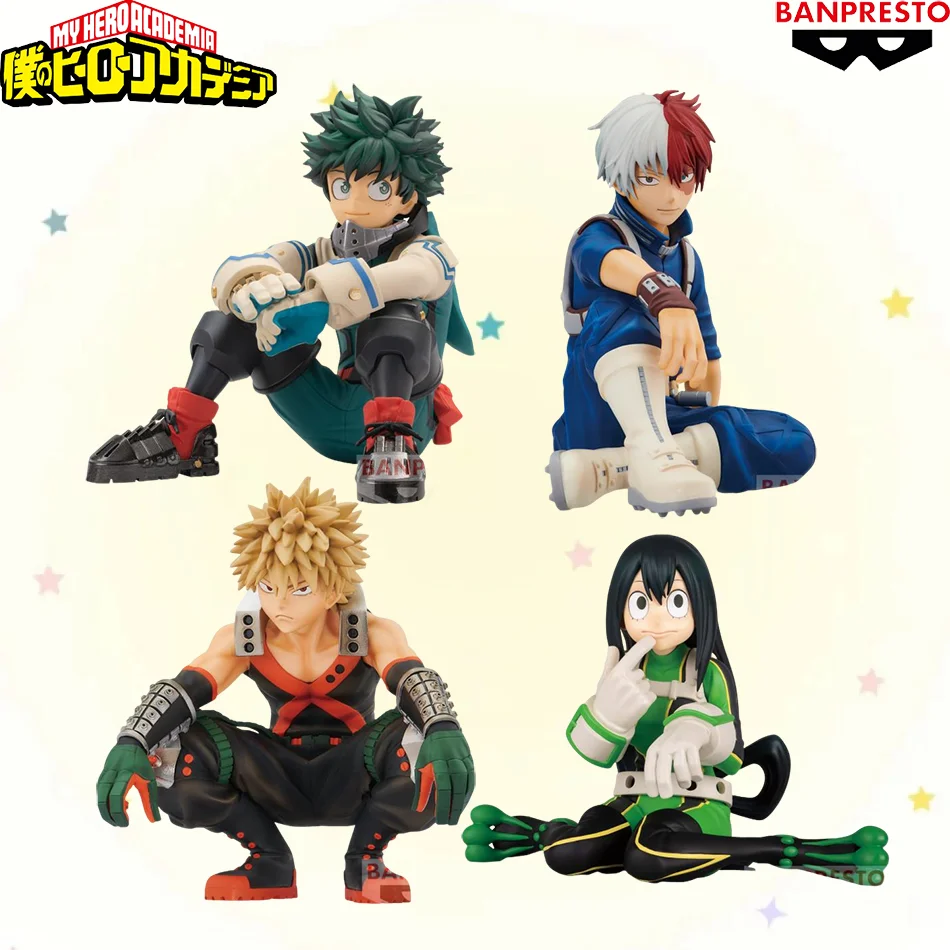 My Hero Academia Action Figures Set – Midoriya, Todoroki & Bakugou Collectible Characters Gift