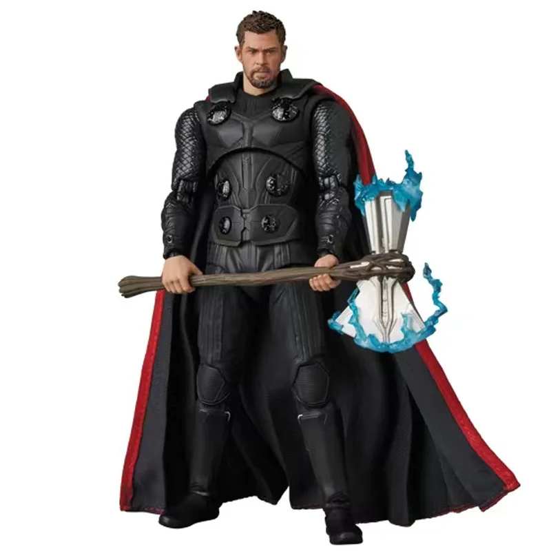 Heiß begehrte Thor Actionfigur mit beweglichen Gelenken – Avengers Infinity War Sammlermodell mit Sturm-Axt für Erwachsene – Ausstellungsmodell – Detail 5